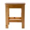 Alfi Brand 10"x10" Square Wooden Bench/Stool Multi-Purpose Accessory AB4407 - alternate 2